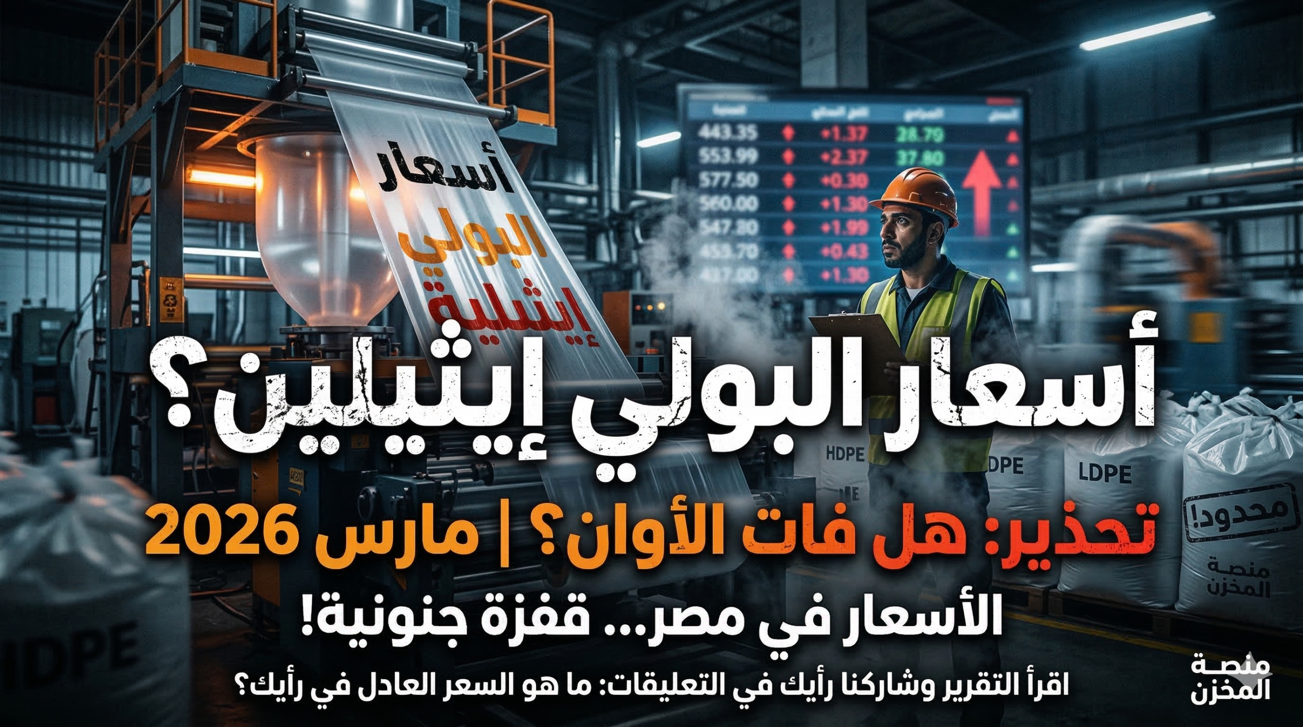 أسعار البولي إيثيلين في مصر